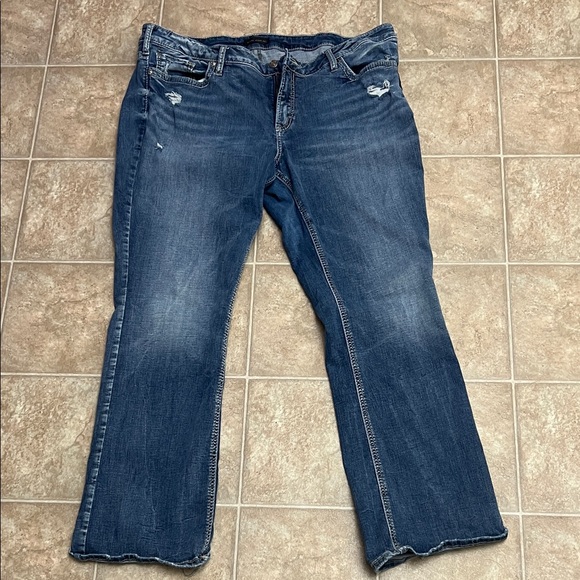 Silver Jeans Denim - 🩷5/$25 #93 SUKI Silver Jeans Women's mid rise Boot Cut size 22 see pics Tall